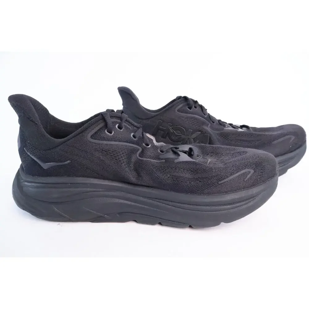 Hoka One One Clifton 10 Men's Running Shoes Size 10D Black #148